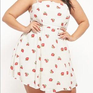 STRAWBERRY CAMI MINI DRESS | FOREVER 21 PLUS SIZE